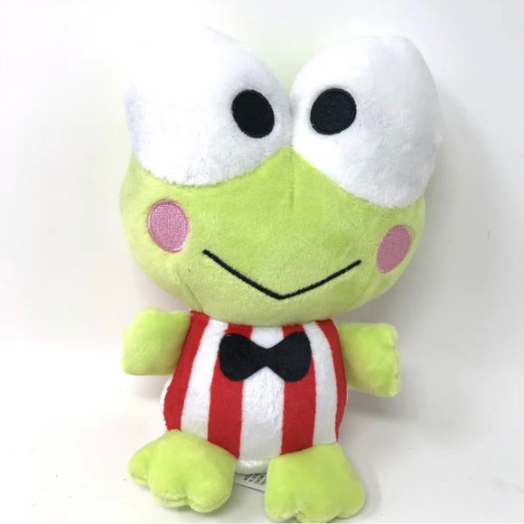Hello Kitty Sanrio & Friends- Keroppi Plush Toy 7” NWOT - Picture 1 of 3